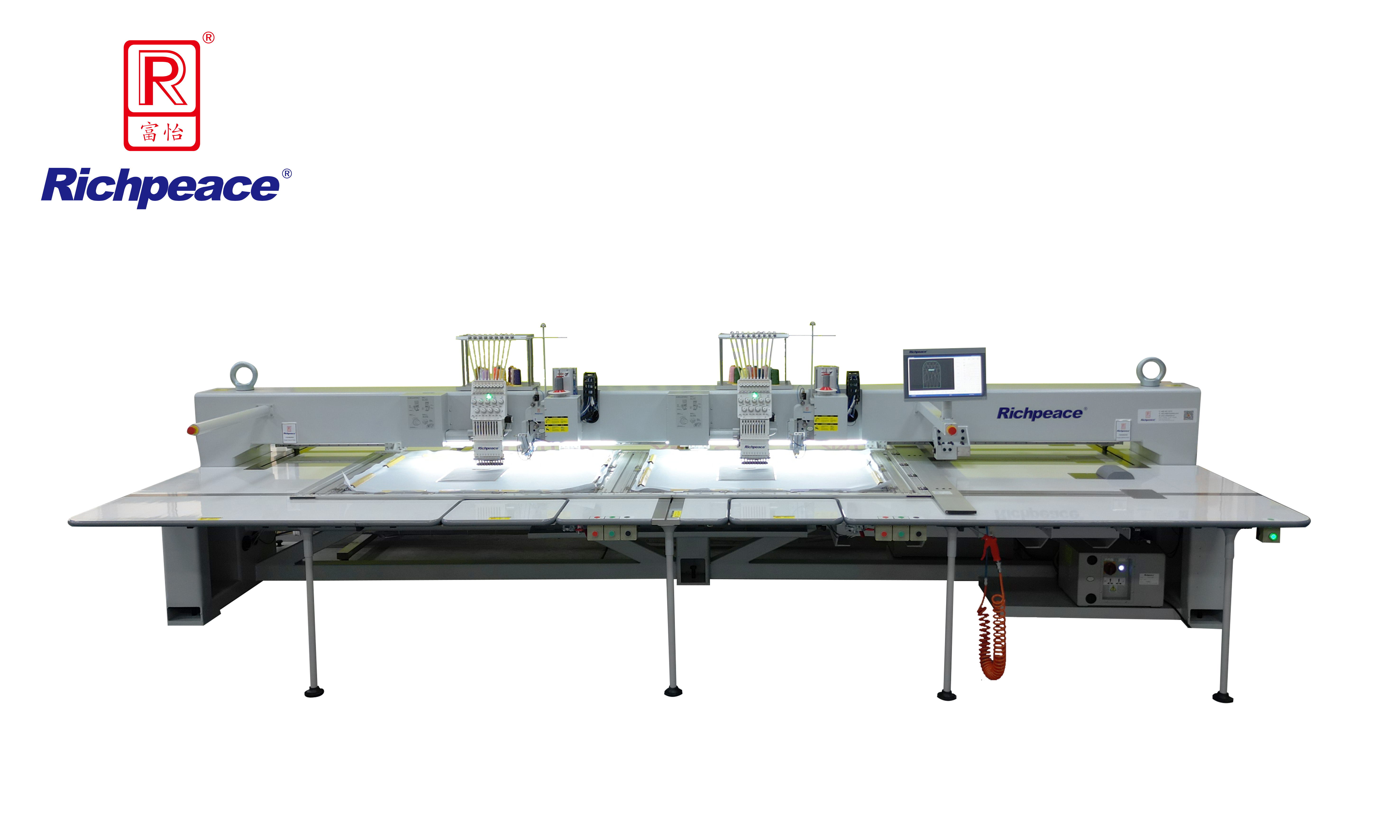 富怡全自動繡縫一體機（9色繡花+縫紉）