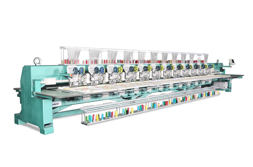 富怡電腦混合毛巾繡花機