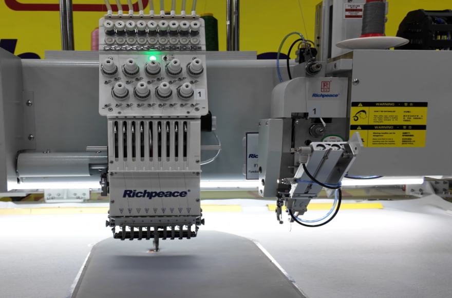 富怡全自動繡縫一體機（9色繡花+縫紉）