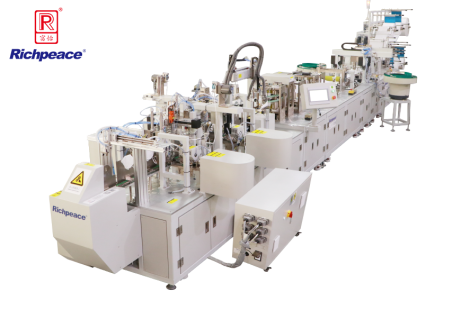 富怡折疊口罩一拖一生產(chǎn)線（焊頭帶）