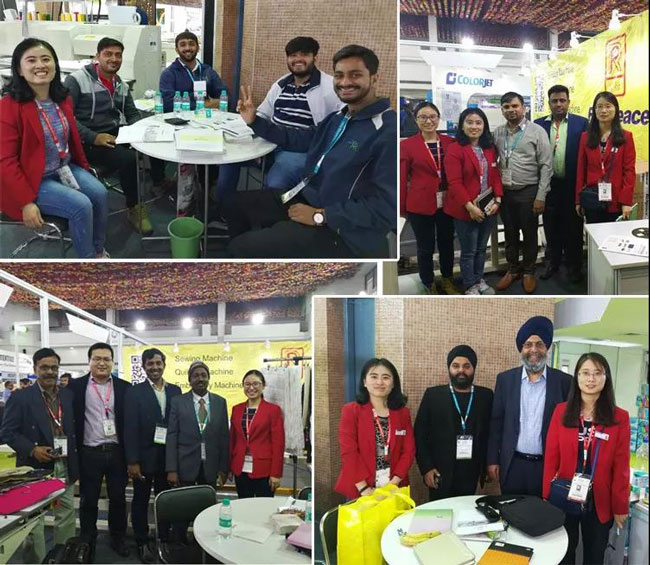 富怡團(tuán)隊(duì)亮相印度GTE展會(huì)