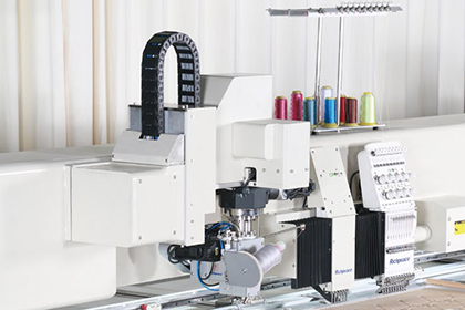 富怡全自動旋轉機頭沖繡縫一體機(輕型6沖刀+9色繡花+旋轉縫紉) 富怡全自動旋轉機頭沖繡縫一體機(輕型6沖刀+9色繡花+旋轉縫紉)